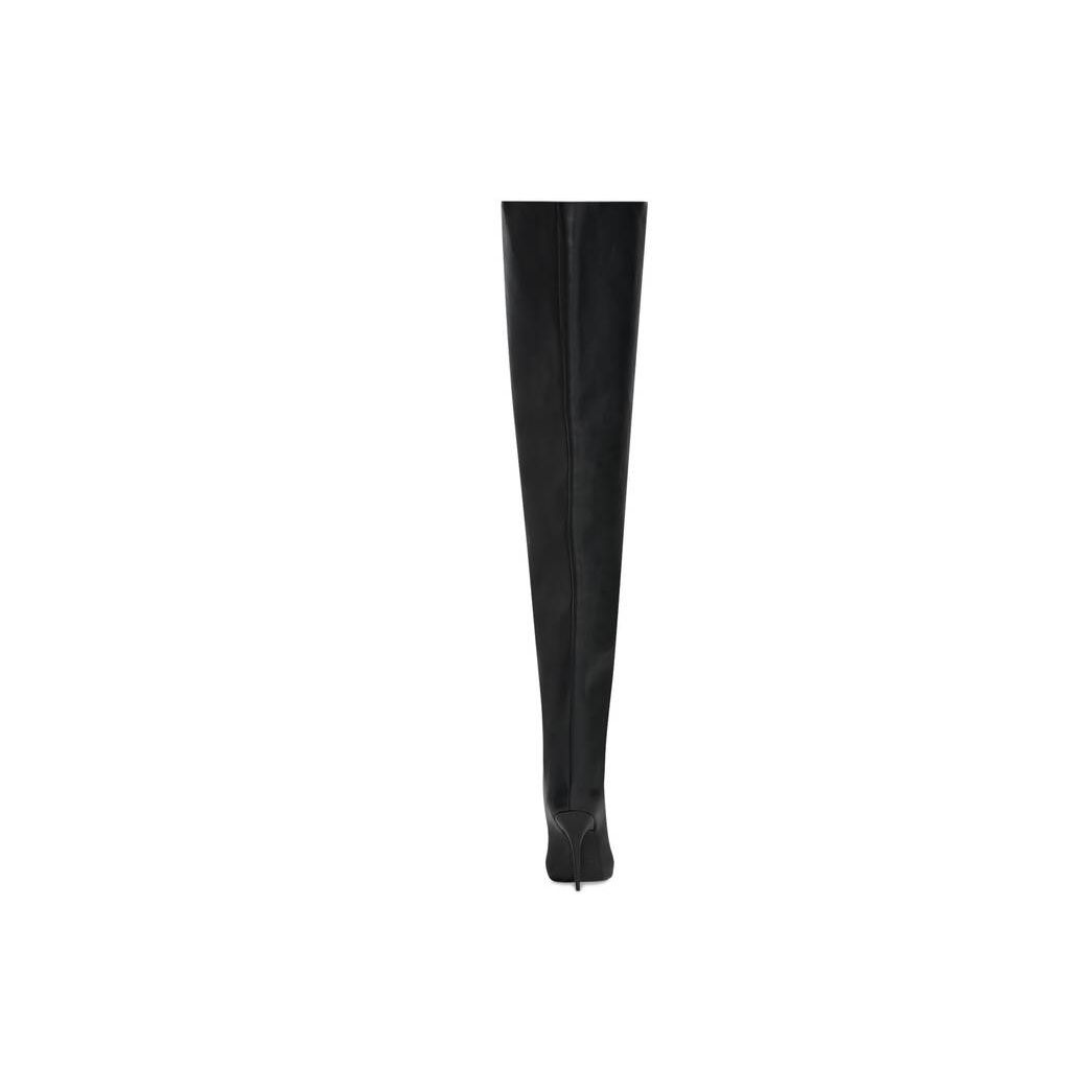 Women's Balenciaga Waders 110mm Overknee Boots Black | 5386JCUWR