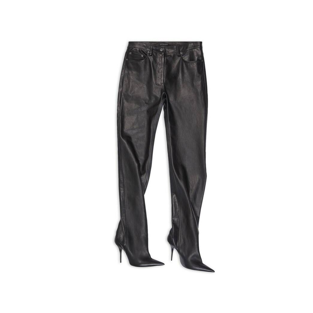 Women's Balenciaga Waders Pantashoes Pants Black | 0139WAHGQ