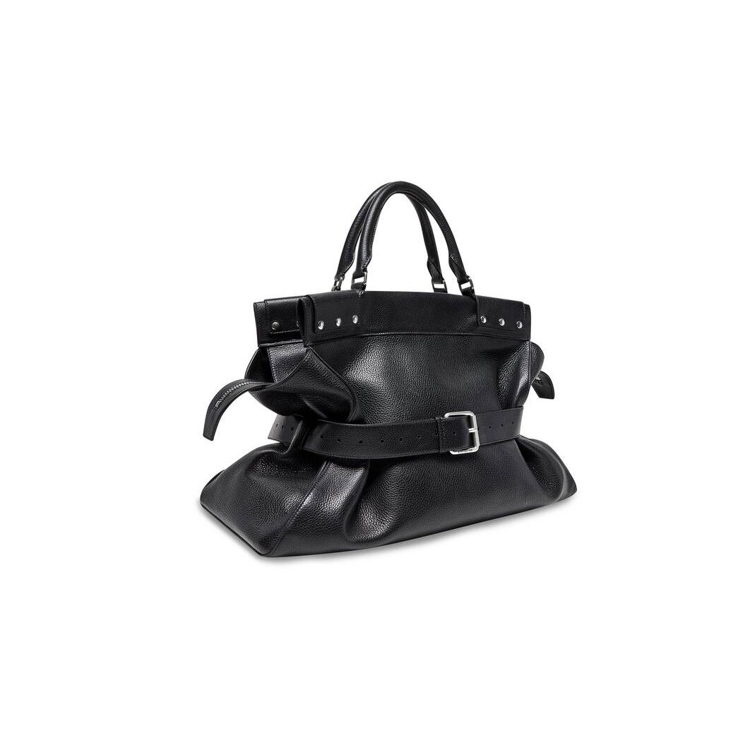 Women's Balenciaga Waist Large Bag Tote Bags Black | 9054PJLWU