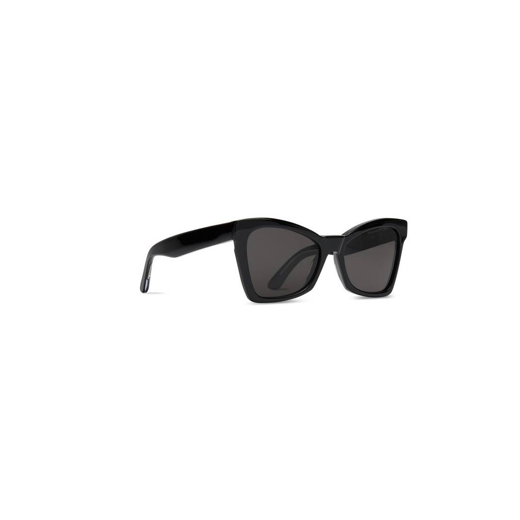 Women's Balenciaga Weekend Butterfly Sunglasses Black | 3782YHETC