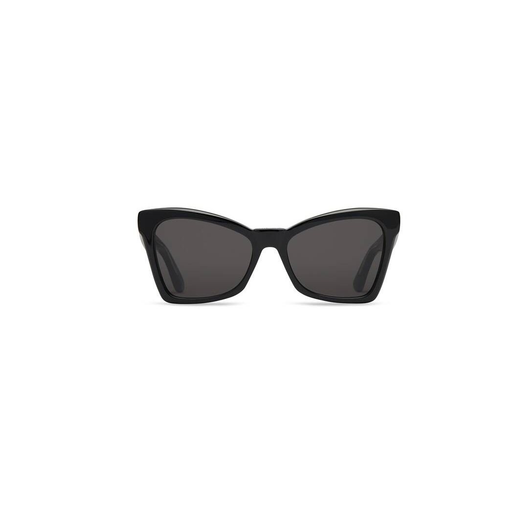 Women\'s Balenciaga Weekend Butterfly Sunglasses Black | 3782YHETC