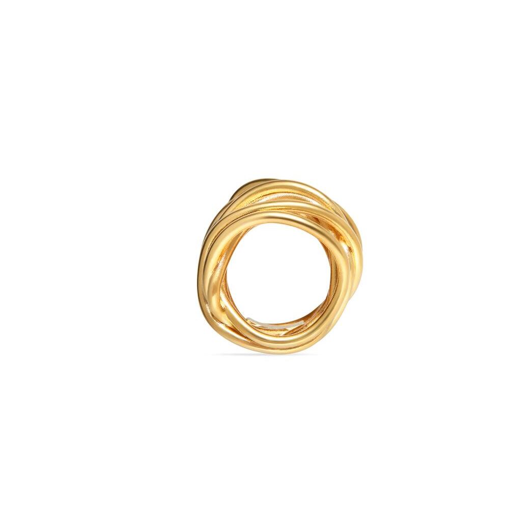 Women's Balenciaga Wire Ring Jewelry Gold | 5781TWLHC