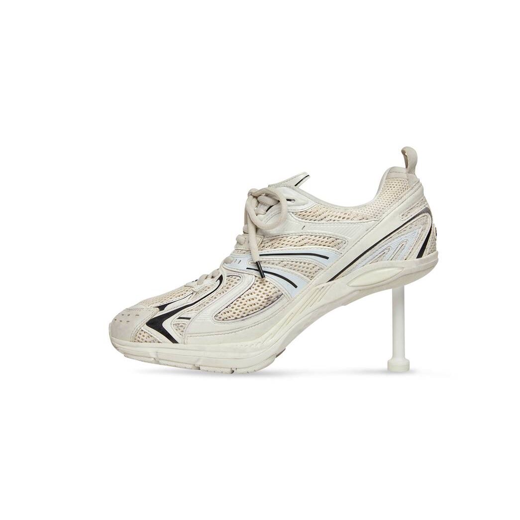 Women's Balenciaga X-pander 80mm Heeled Pumps White | 9623JRPTY