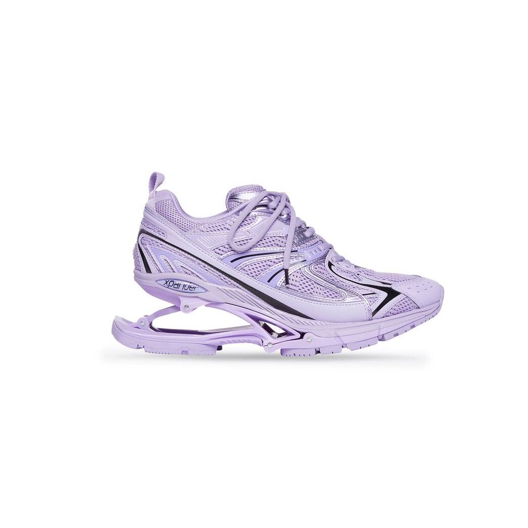 Women\'s Balenciaga X-pander Sneakers Purple | 4693HVLKI