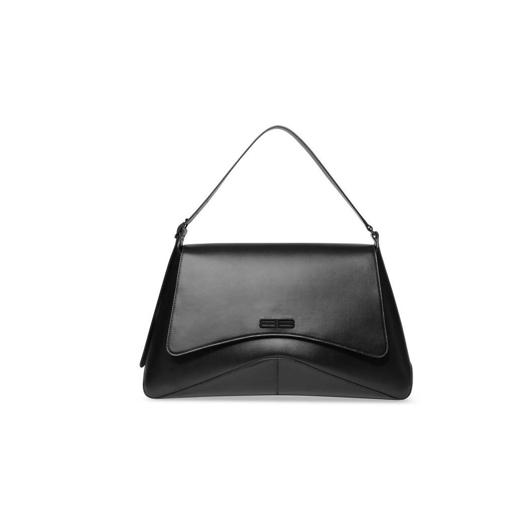 Women's Balenciaga Xx Xl Flap Box Shoulder Bags Black | 4368DXYLM